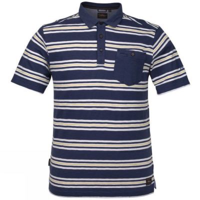 Polo Craghoppers Bosadi Manga Corta Hombre Azules - Chile WXE786340